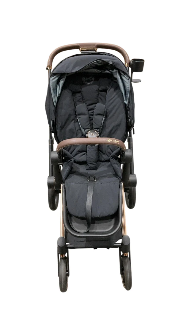 Cybex Priam4 Stroller, 2023, Deep Black, Rose Gold - Image 3