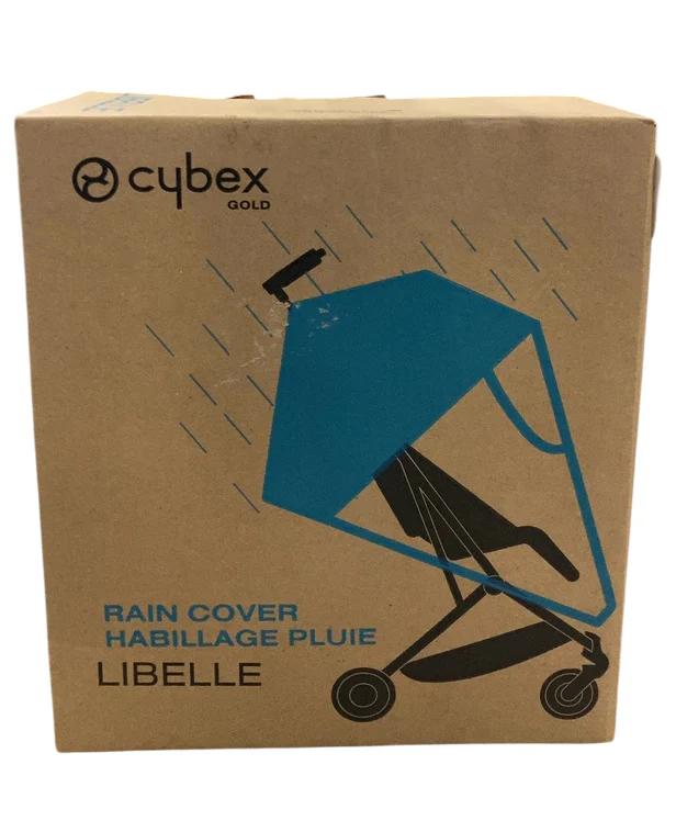 Cybex Rain Cover Libelle, Black/Clear - Image 3
