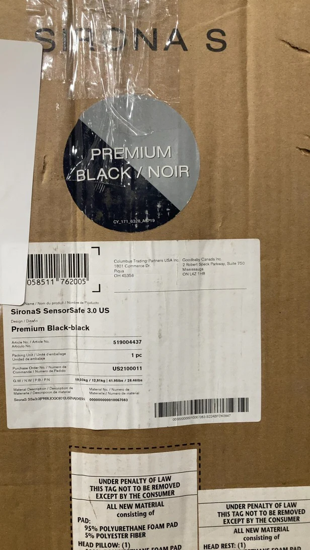 Cybex Sirona S With SensorSafe Convertible Car Seat, 2021, Premium Black - Image 5