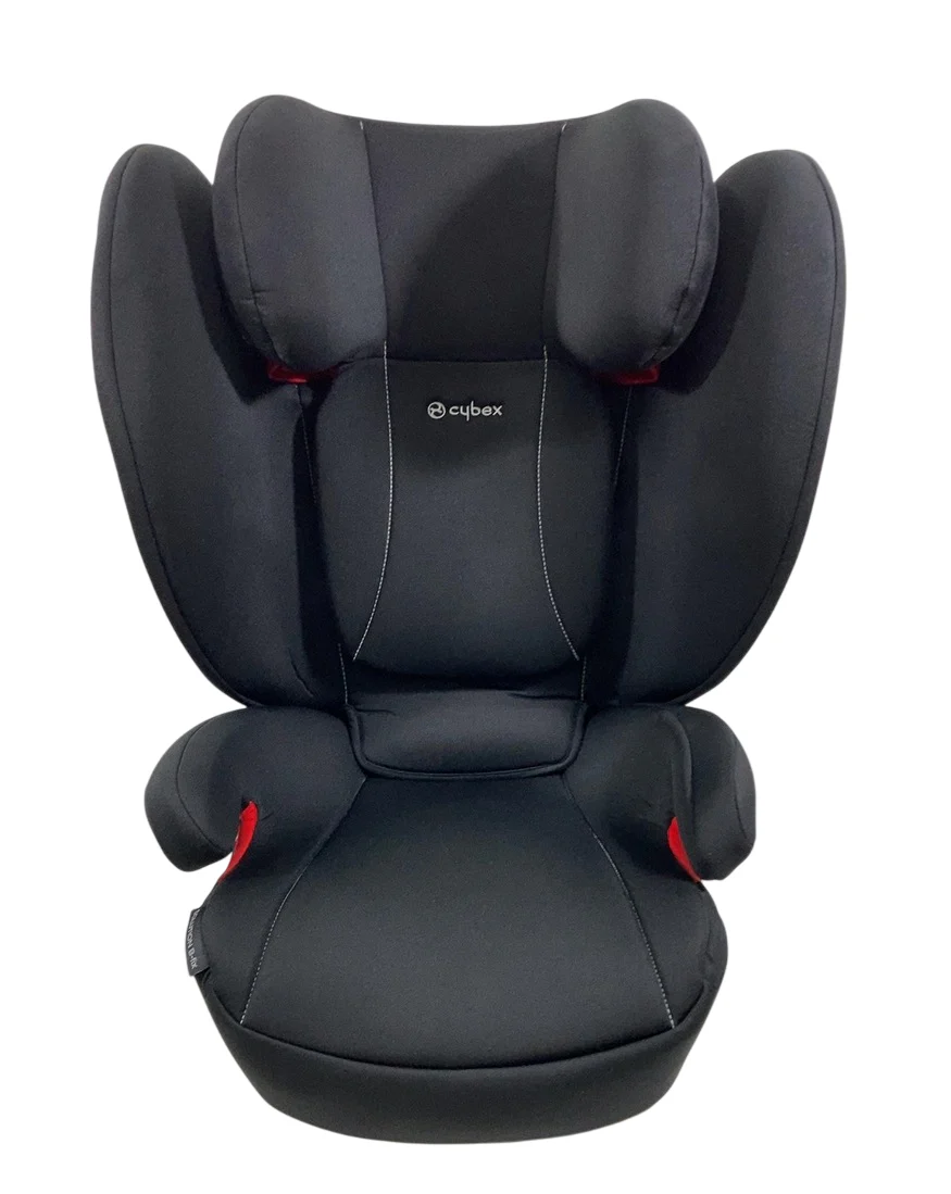 Cybex Solution B-Fix High Back Booster Seat, 2022, Volcanic Black