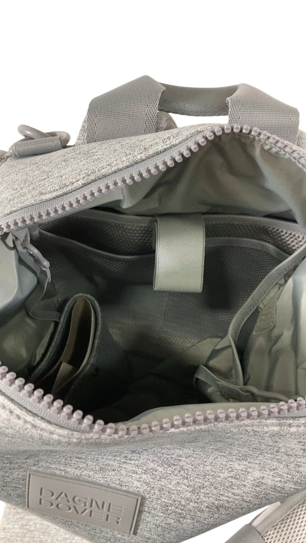 Dagne Dover Indi Diaper Backpack Large, Heather Grey - Image 4
