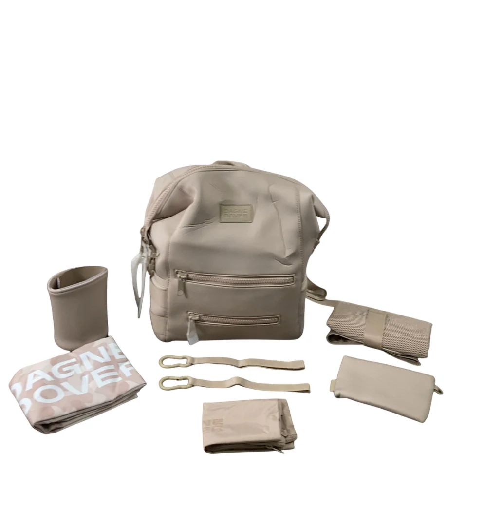 Dagne Dover Indi Diaper Backpack Large, Oyster - Image 6