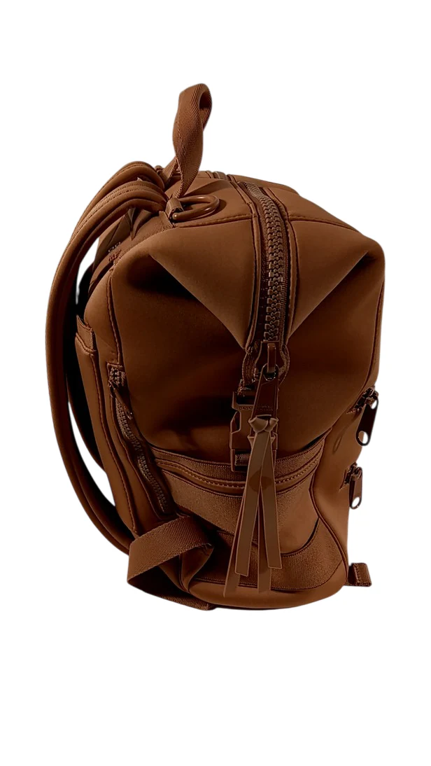 Dagne Dover Indi Diaper Backpack Medium, Camel - Image 4