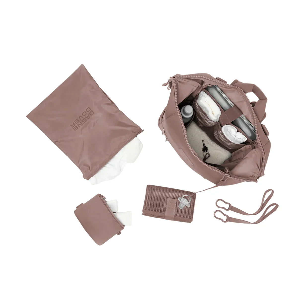 Dagne Dover Indi Diaper Backpack Medium, Dune - Image 5