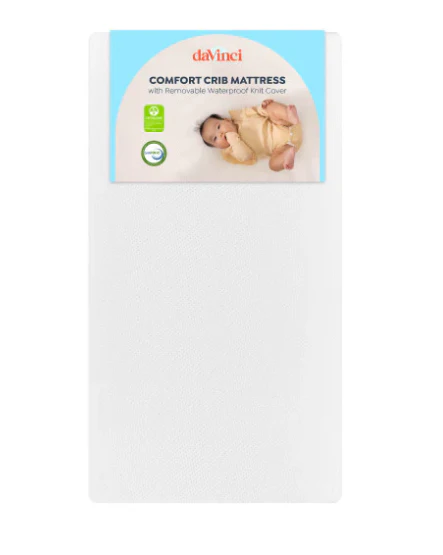DaVinci Comfort Crib Mattress, White