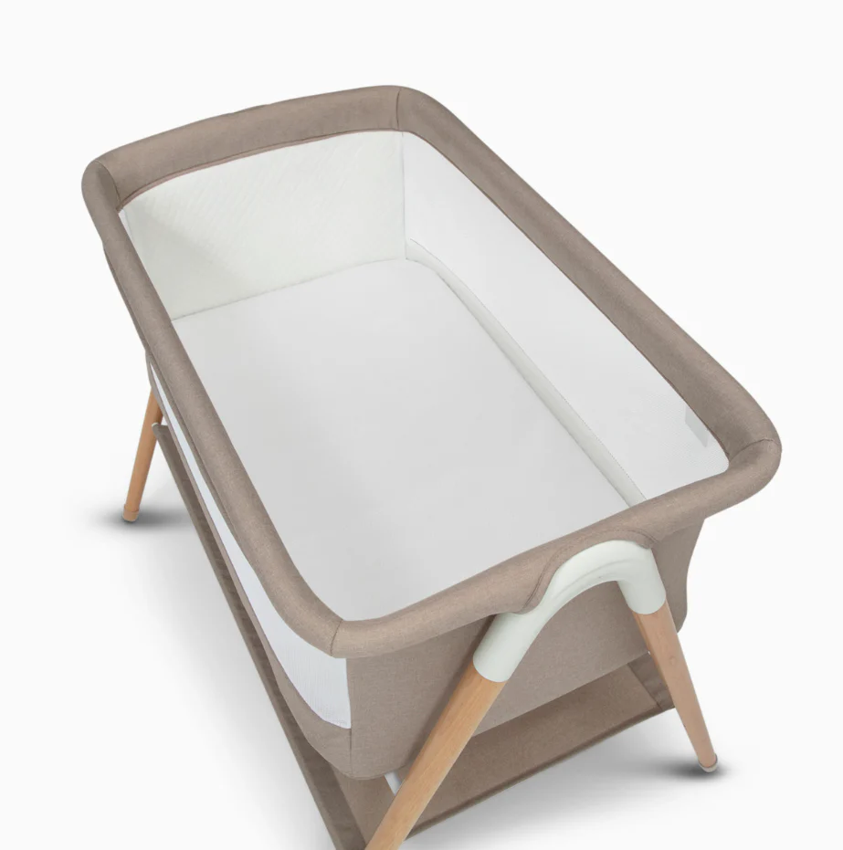 Delta Children Bondi Beechwood by The Bed Bassinet, Tan - Image 2