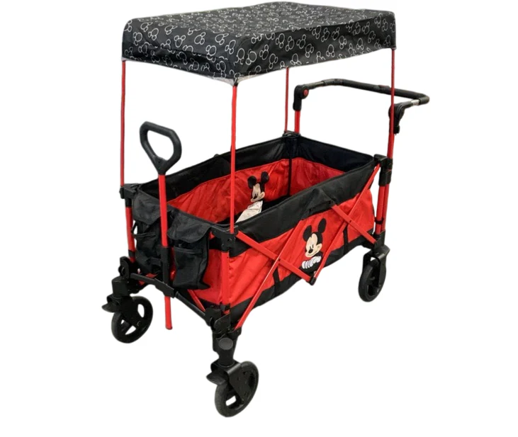 Delta Children Disney Mickey Mouse Stroller Wagon, 2 Seater