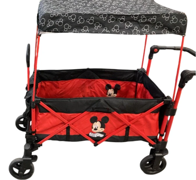 Delta Children Disney Mickey Mouse Stroller Wagon, 2 Seater - Image 3