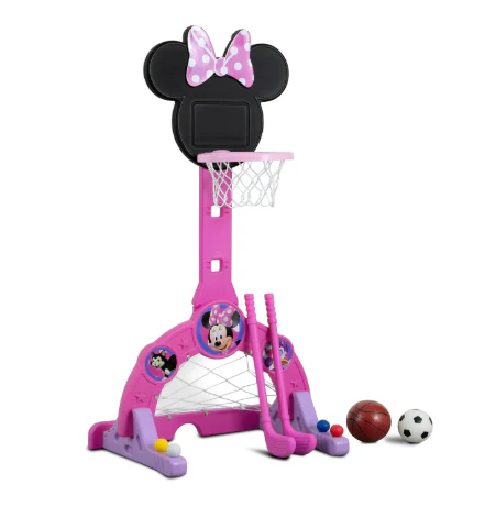 Delta Children Disney Minnie Mouse 4-in-1 Sports Center, Pink