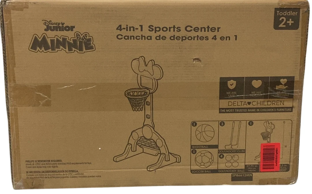 Delta Children Disney Minnie Mouse 4-in-1 Sports Center, Pink - Image 3