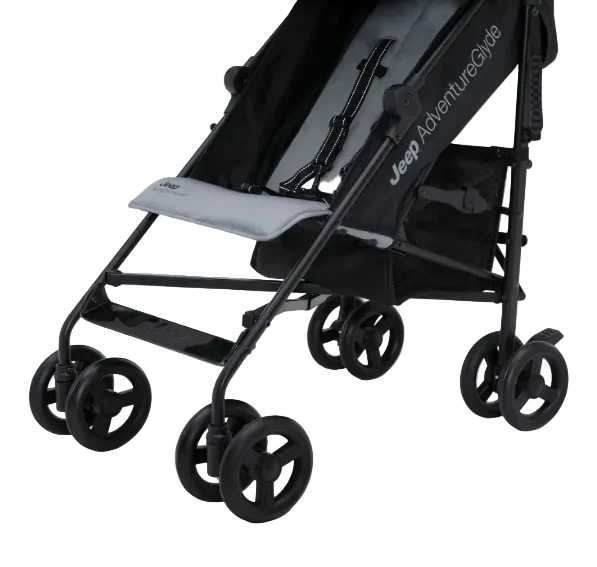 Delta Children Jeep AdventureGlyde Stroller, Black/Grey, 2023 - Image 5