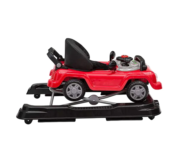 Delta Children Jeep Classic Wrangler 3-in-1 Grow With Me Walker, Red - Image 2
