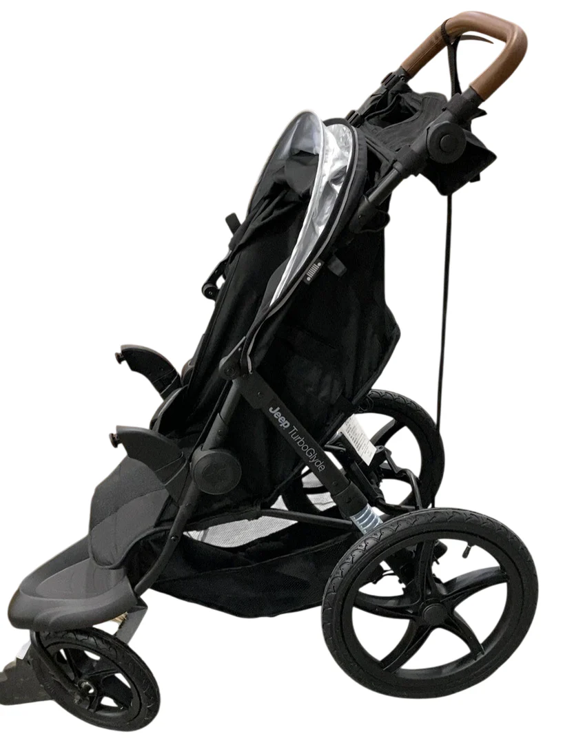 Delta Children Jeep TurboGlyde Jogging Stroller, Black, 2025 - Image 2