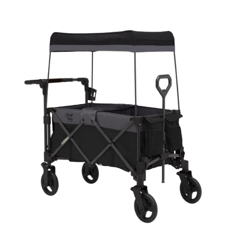 Delta Children Little Folks City Wagon Cruiser Stroller, Black