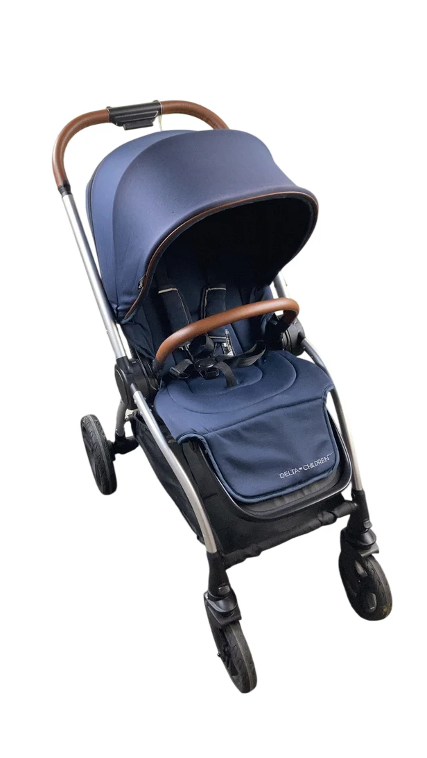 Delta Children Revolve Reversible Stroller, 2020, Cognac - Image 2