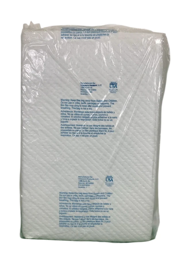Delta Children Spring Breeze Mini Mattress, Sage/White - Image 2