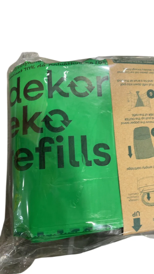 Diaper Dekor EKO Plus Diaper Pail, White - Image 4