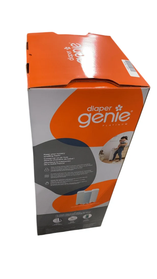 Diaper Genie Platinum Diaper Pail, White - Image 5