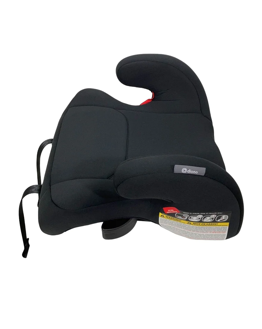 Diono Solana 2 Backless Booster Seat, Black, 2023, No LATCH - Image 2