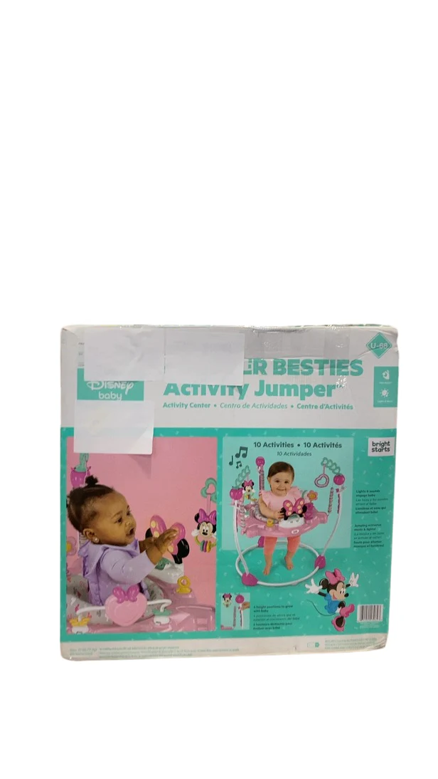 Disney Baby Activity Jumper, Minnie Mouse Forever Besties - Image 3