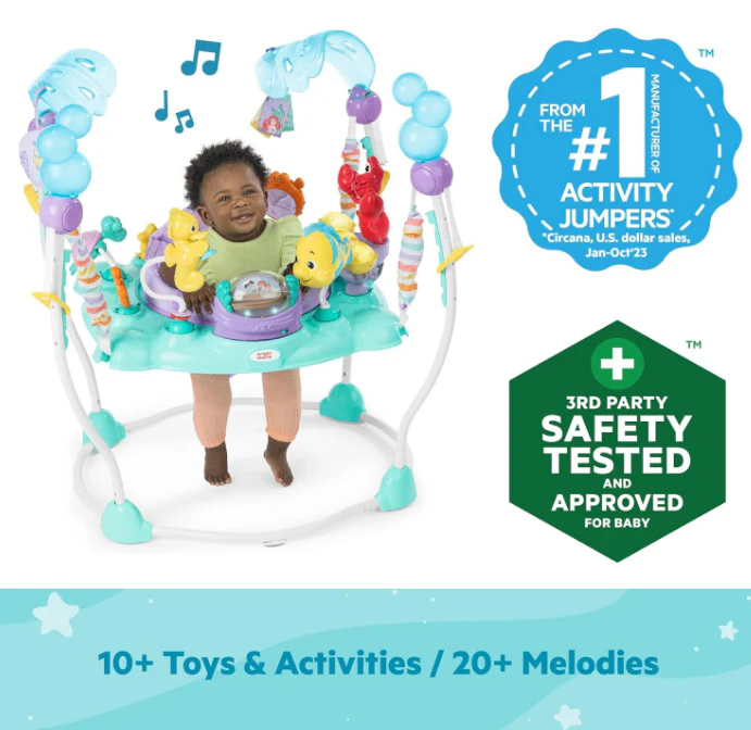 Disney Baby Activity Jumper, The Little Mermaid Sea of Activities - Image 2