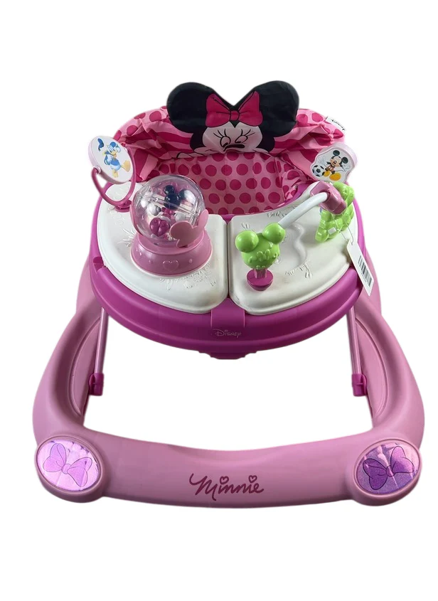 Disney Baby Minnie Mouse Music and Lights Baby Walker, Glitter Minnie