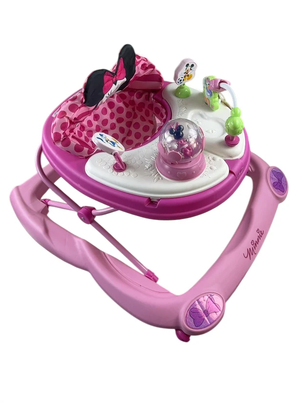 Disney Baby Minnie Mouse Music and Lights Baby Walker, Glitter Minnie - Image 2