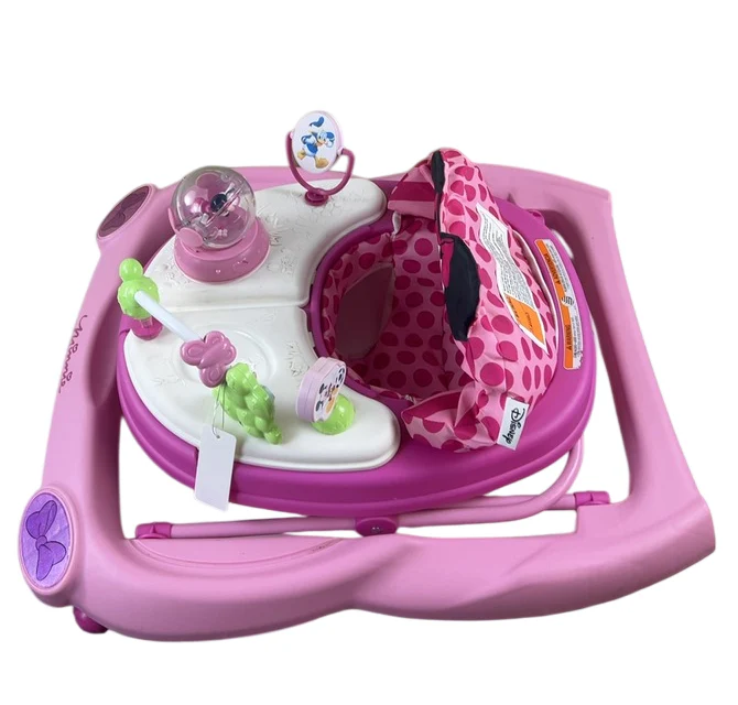 Disney Baby Minnie Mouse Music and Lights Baby Walker, Glitter Minnie - Image 6
