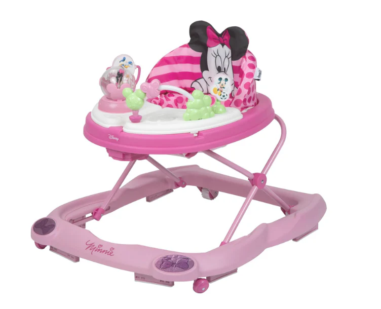 Disney Baby Minnie Mouse Music and Lights Baby Walker, Glitter Minnie
