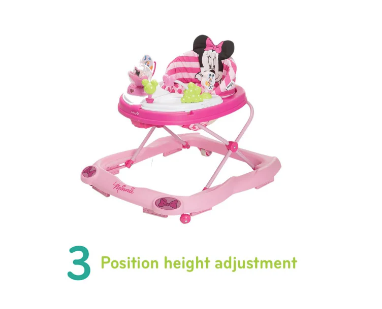 Disney Baby Minnie Mouse Music and Lights Baby Walker, Glitter Minnie - Image 2