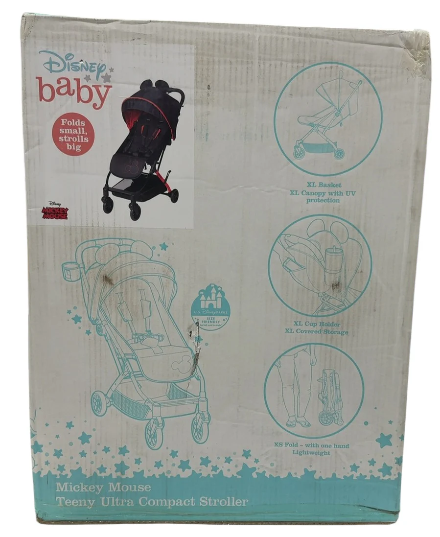Disney Baby Ultra Compact Single Stroller, 2021, Let's Go Mickey - Image 6