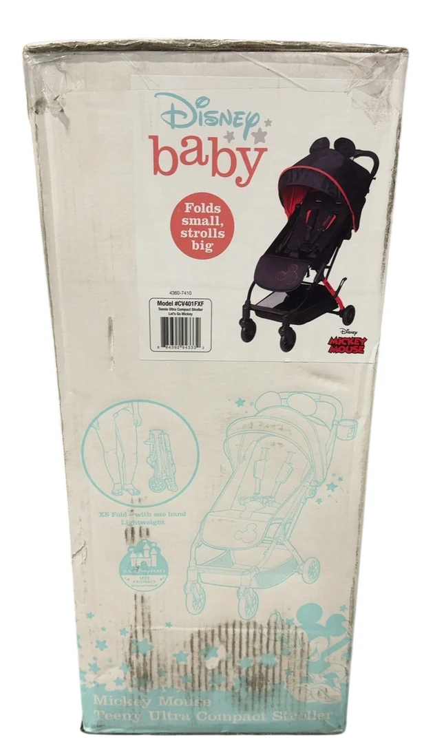 Disney Baby Ultra Compact Single Stroller, 2024, Let's Go Mickey - Image 5
