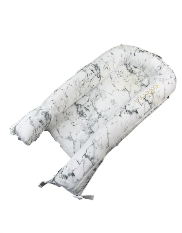 DockATot Deluxe+ Dock, Carrara Marble - Image 4