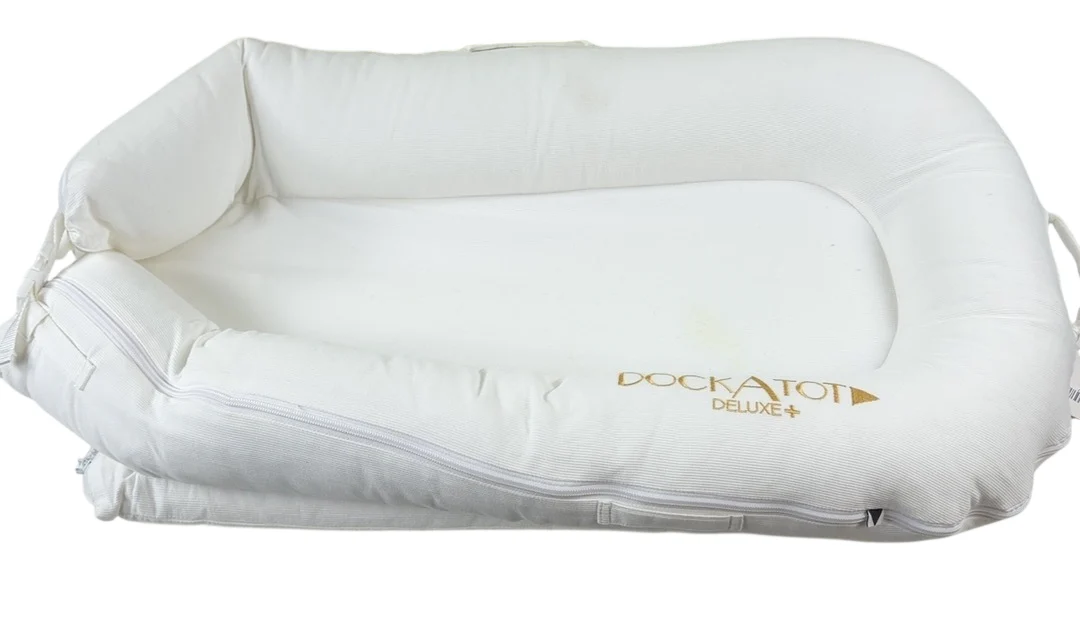 DockATot Deluxe+ Dock, Pristine White - Image 3
