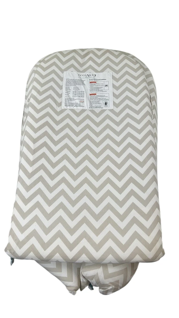 DockATot Deluxe+ Dock, Silver Lining (Chevron) - Image 6