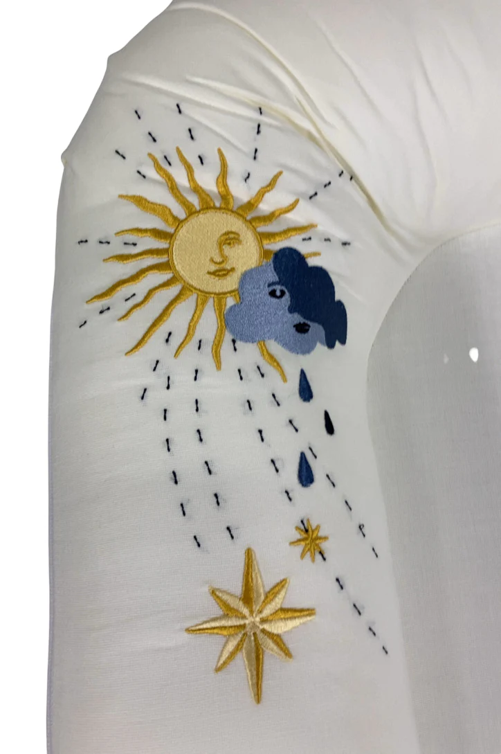 DockATot Grand Dock, Embroidered Skies - Image 4