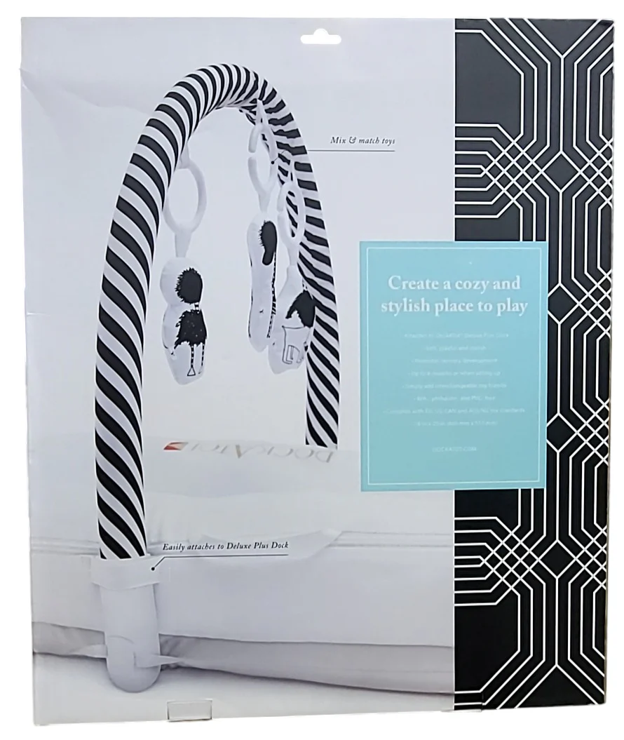 DockATot Toy Arch Deluxe+ Dock, black & white - Image 3