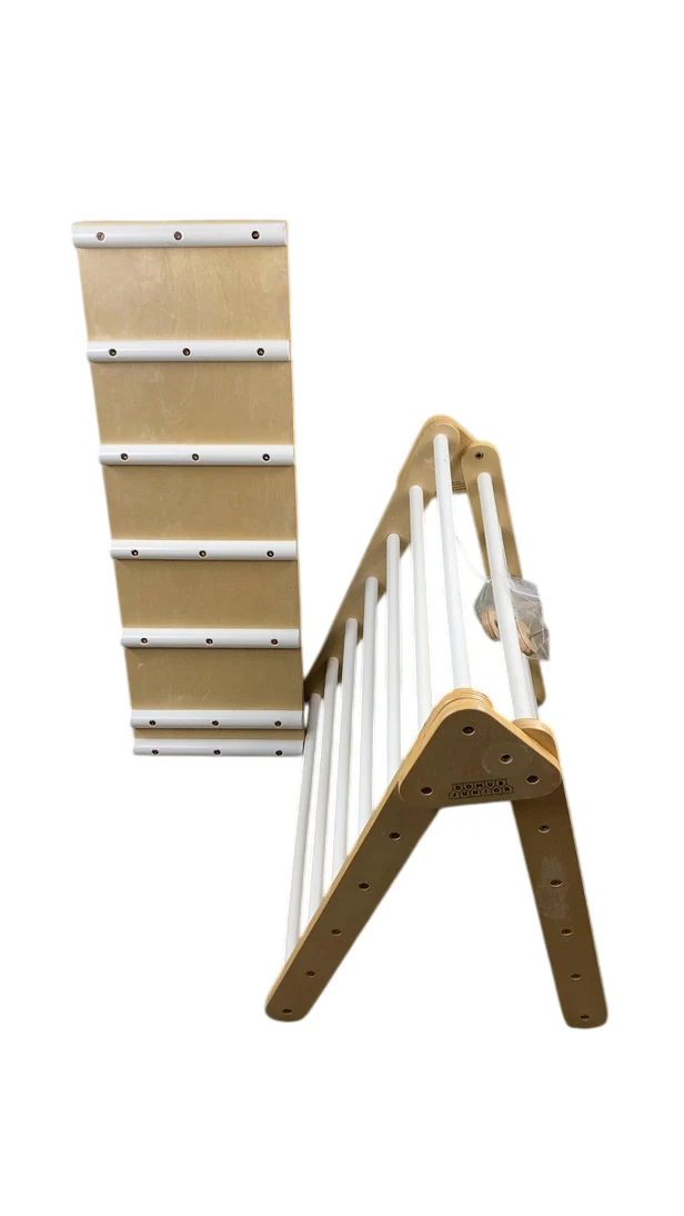 DomusJunior Pikler Triangle with Slide, Natural - Image 2