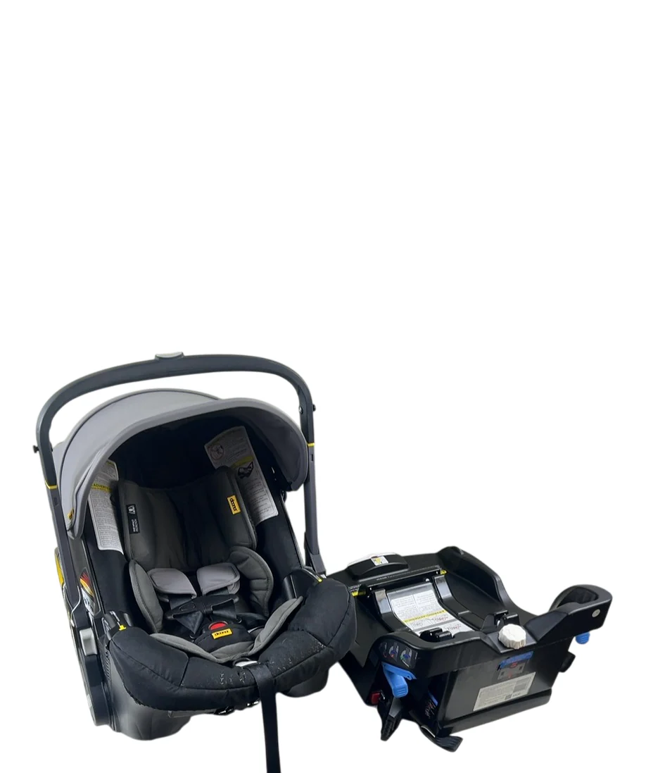 Doona Infant Car Seat & Stroller Combo, 2022, Grey Hound