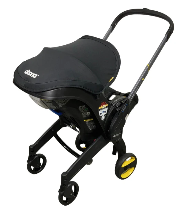 Doona Infant Car Seat & Stroller Combo, 2024, Nitro Black