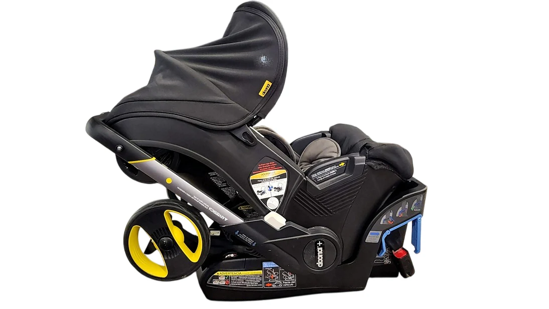 Doona Infant Car Seat & Stroller Combo, 2024, Nitro Black