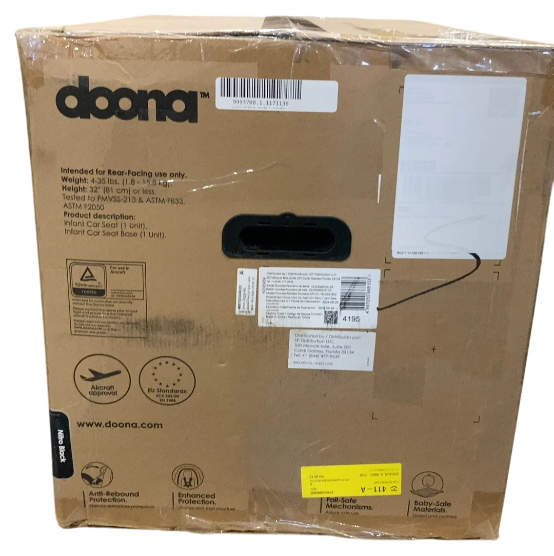 Doona Infant Car Seat & Stroller Combo, 2024, Nitro Black - Image 3