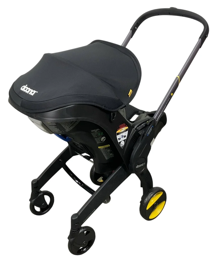 Doona Infant Car Seat & Stroller Combo, 2024, Nitro black