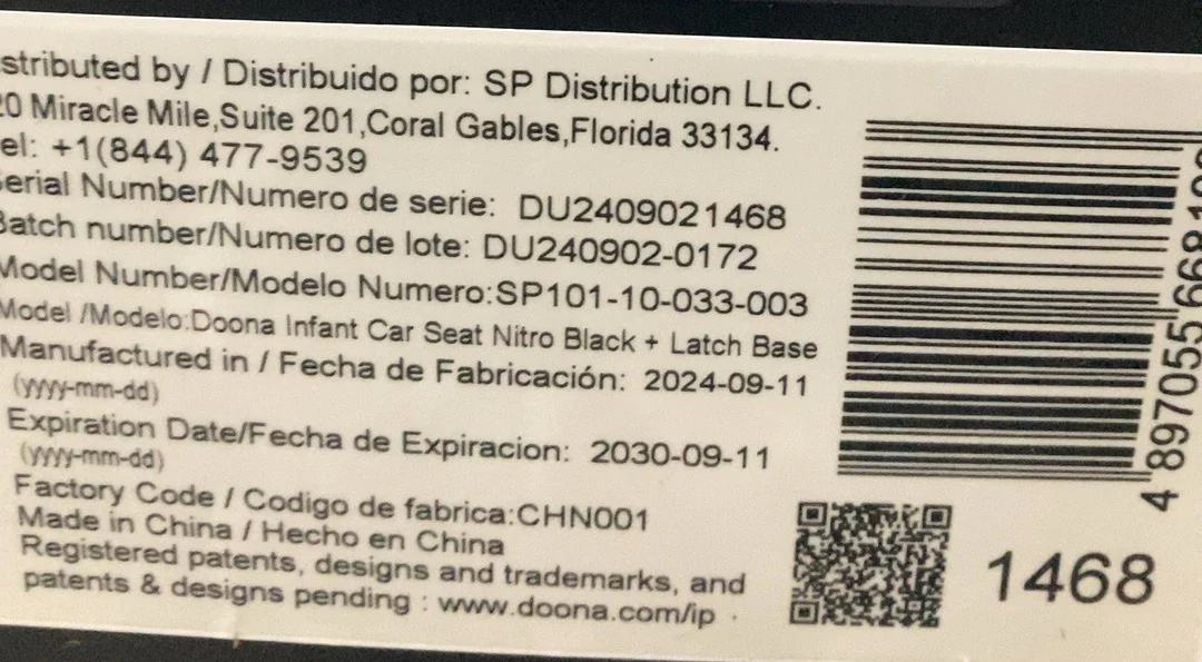 Doona Infant Car Seat & Stroller Combo, 2024, Nitro black - Image 6