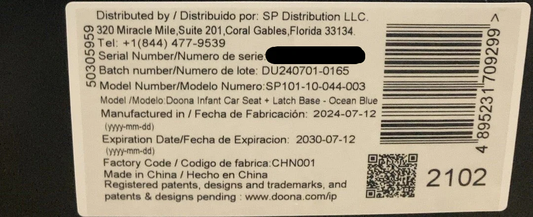 Doona Infant Car Seat & Stroller Combo, 2024, Ocean Blue - Image 7