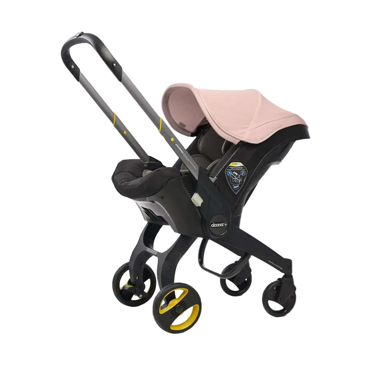 Doona Infant Car Seat & Stroller Combo, Blush Pink, 2025