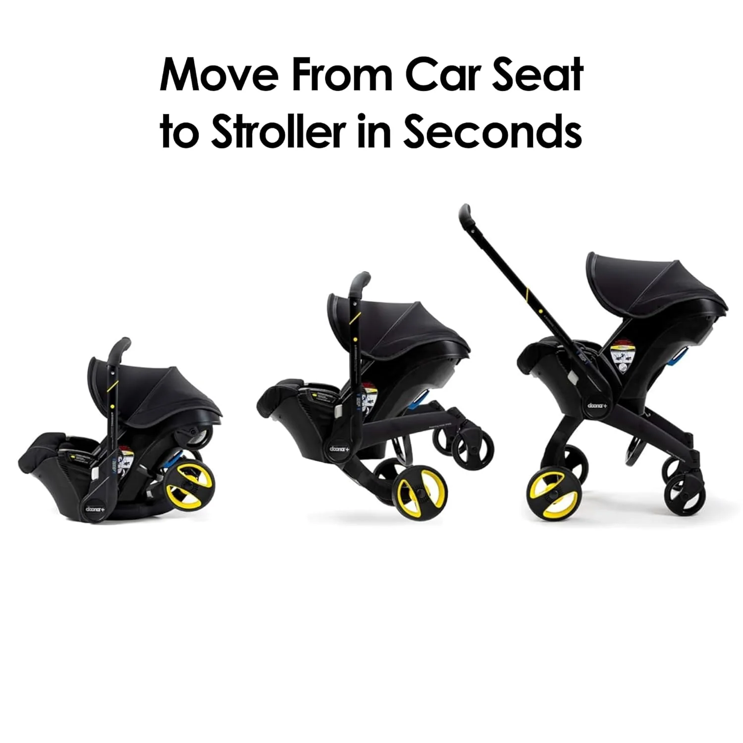 Doona Infant Car Seat & Stroller-Midnight Edition, 2025 - Image 3