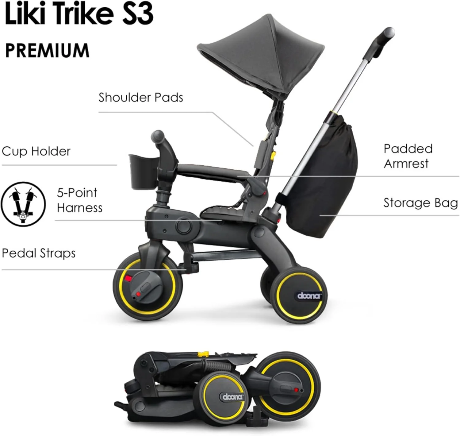 Doona Liki Trike S3, Grey Hound - Image 2