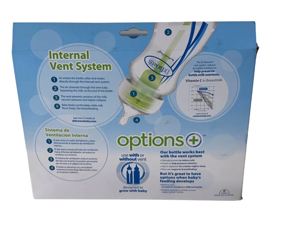 Dr. Brown's Anti-colic Options+ Wide Neck Bottle Essentials Set - Image 2