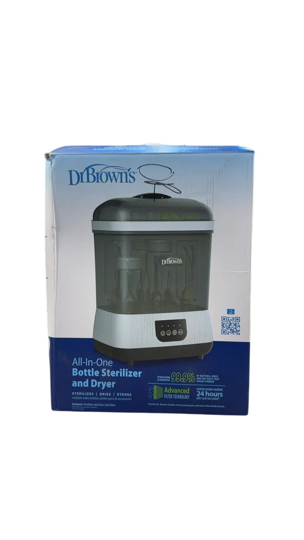 Dr. Brown's Bottle Sterilizer and Dryer, Black/white - Image 5